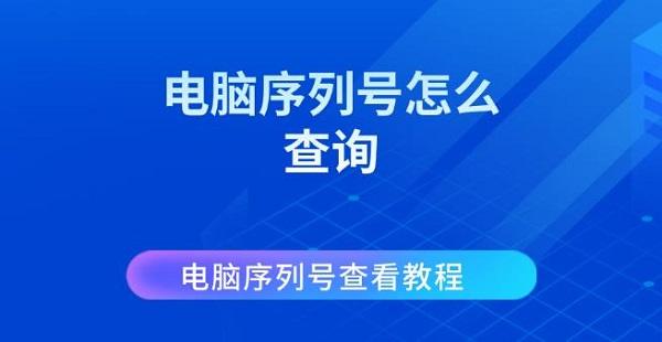 電腦序列號(hào)怎么查詢(xún) 電腦序列號(hào)查看教程