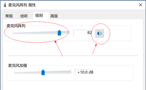 檢查麥克風音量設置